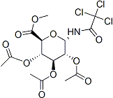 PI-45689 alpha-D-Glucopyranuronic acid methyl ester 2,3,4-triacetate 1-(2,2,2-trichloroethanimidate) (92420-89-8)
