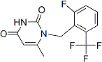 PI-45824 1-[2-Fluoro-6-(trifluoromethyl)benzyl]-6-methylpyrimidine-2,4(1H,3H)-dione (830346-47-9)