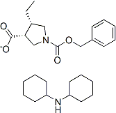 PI-45856 Dicyclohexylamine (3R,4S)-1-((benzyloxy)carbonyl)-4-ethylpyrrolidine-3-carboxylate (2095311-49-0)