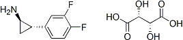 PI-45913 (1R,2S)-2-(3,4-Difluorophenyl)cyclopropanamine (2R,3R)-2,3-dihydroxybutanedioate (220352-39-6)