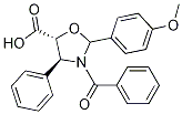 PI-46263 (4S,5R)-3-benzoyl-2-(4-methoxyphenyl)-4-phenyloxazolidine-5-carboxylic acid (949023-16-9)