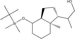 PI-46440 2-[(1R,3As,7aR)-4-[tert-butyl(dimethyl)silyl]oxy-7a-methyl-1,2,3,3a,4,5,6,7-octahydroinden-1-yl]propan-1-ol (100928-03-8)