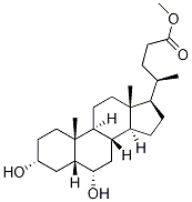 PI-47165 Cholan-24-oic acid, 3,6-dihydroxy-, methyl ester, (3alpha,5beta,6alpha)- (2868-48-6)