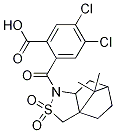 PI-47167 4,5-Dichloro-2-(10,10-dimethyl-3,3-dioxo-3lambda6-thia-4-azatricyclo[5.2.1.01,5]decane-4-carbonyl)benzoic acid (193202-37-8)