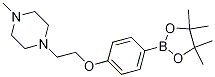 PI-47253 1-Methyl-4-{2-[4-(tetramethyl-1,3,2-dioxaborolan-2-yl)phenoxy]ethyl}piperazine (910462-34-9)