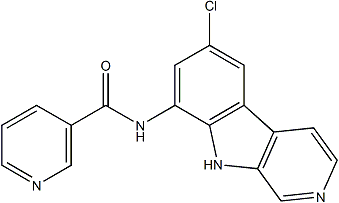 PI-47388 N-(6-Chloro-9h-pyrido[3,4-b]indol-8-yl)-3-pyridinecarboxamide (431898-65-6)
