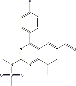 PI-48007 N-[4-(4-Fluorophenyl)-5-[(E)-3-oxoprop-1-enyl]-6-propan-2-ylpyrimidin-2-yl]-N-methylmethanesulfonamide (890028-66-7)