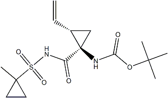 PI-48038 Tert-Butyl [(1R,2S)-2-ethenyl-1-{[(1-methylcyclopropyl)sulfonyl]carbamoyl}cyclopropyl]carbamate (853269-57-5)