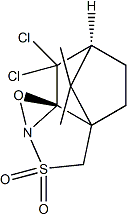 PI-48076 (6R,8S)-7,7-Dichloro-11,11-dimethyl-5-oxa-3lambda6-thia-4-azatetracyclo[6.2.1.01,6.04,6]undecane 3,3-dioxide (1217498-62-8)