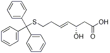 PI-48274 (S,E)-3-Hydroxy-7-(tritylthio)hept-4-enoic acid (180973-24-4)