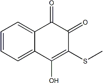 PI-48418 4-Hydroxy-3-(methylsulfanyl)naphthalene-1,2-dione (31914-17-7)