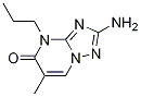 PI-48705 2-Amino-6-methyl-4-propyl-[1,2,4]triazolo[1,5-a]pyrimidin-5(4H)-one (27277-00-5)