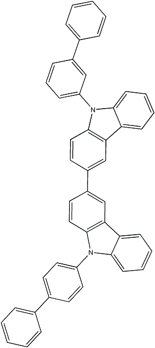 PI-48720 9-[1,1'-Biphenyl]-3-yl-9'-[1,1'-biphenyl]-4-yl-3,3'-bi-9H-carbazole (1643479-47-3)