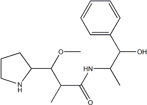 PI-48760 N-(1-hydroxy-1-phenylpropan-2-yl)-3-methoxy-2-methyl-3-pyrrolidin-2-ylpropanamide (160800-82-8)