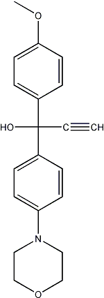 PI-49001 1-(4-Methoxyphenyl)-1-(4-morpholinophenyl)prop-2-yn-1-ol (255377-08-3)
