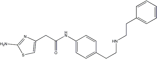 PI-49090 2-Amino-N-[4-[2-[(2-phenylethyl)amino]ethyl]phenyl]-4-Thiazoleacetamide (1581284-82-3)