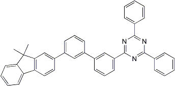 PI-49344 2-(3'-(9,9-Dimethyl-9H-fluoren-2-yl)-[1,1'-biphenyl]-3-yl)-4,6-diphenyl-1,3,5-triazine (1955543-57-3)