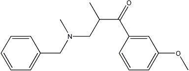 PI-49392 3-(Benzyl(methyl)amino)-1-(3-methoxyphenyl)-2-methylpropan-1-one (47235-20-1)
