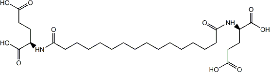 PI-50158 (2S,2'S)-2,2'-(Hexadecanedioylbis(azanediyl))dipentanedioic acid (1255861-91-6)