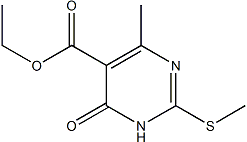 PI-50557 Ethyl 4-methyl-2-(methylthio)-6-oxo-1,6-dihydropyrimidine-5-carboxylate (344361-90-6)