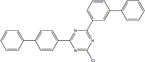 PI-50763 2-([1,1'-Biphenyl]-3-yl)-4-([1,1'-biphenyl]-4-yl)-6-chloro-1,3,5-triazine (1621467-35-3)