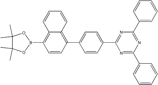 PI-50768 2,4-diphenyl-6-[4-[4-(4,4,5,5-tetramethyl-1,3,2-dioxaborolan-2-yl)naphthalen-1-yl] phenyl]-1,3,5-triazine (2088209-43-0)