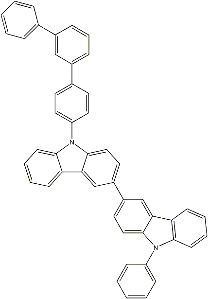 PI-50848 9-([1,1':3',1''-Terphenyl]-4-yl)-9'-phenyl-9H,9'H-3,3'-bicarbazole (1548581-40-3)