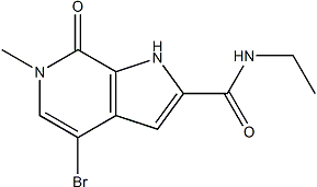 PI-51029 4-bromo-N-ethyl-6-methyl-7-oxo-6,7-dihydro-1H-pyrrolo[2,3-c]pyridine-2-carboxamide (1628864-79-8)