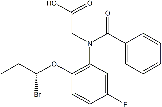 PI-51087 (R,S)-N-benzoyl-2-((2R)-1-bromopropoxy)-5-fluorophenylglycine (1134785-08-2)