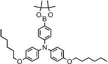 PI-51105 4-(Hexyloxy)-N-(4-(hexyloxy)phenyl)-N-(4-(4,4,5,5-tetramethyl-1,3,2-dioxaborolan-2-yl)phenyl)aniline (1221821-41-5)