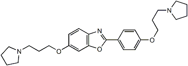 PI-51242 6-(3-(Pyrrolidin-1-yl)propoxy)-2-(4-(3-(pyrrolidin-1-yl)propoxy)phenyl)benzo[d]oxazole (1219925-73-1)