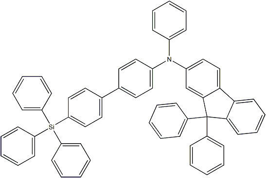 PI-51251 N,9,9-triphenyl-N-[4'-(triphenylsilyl)[1,1'-biphenyl]-4-YL]-9H-fluoren-2-amine (2209040-18-4)