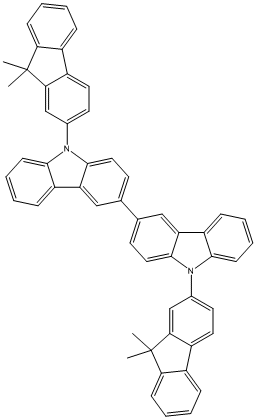 PI-51284 9,9'-bis-(9,9-dimethyl-9H-fluoren-2-yl)-9H,9'H-[3,3']bicarbazolyl (1361453-48-6)