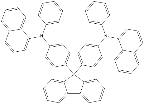 PI-51291 9,9-Bis[4-(N,N'-bis-naphthalen-2-yl-N,N'-bis-phenyl-amino)-phenyl]-9H-fluorene (510775-24-3)
