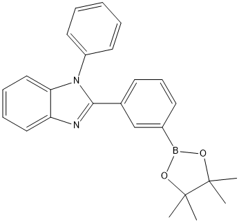 PI-51320 1-Phenyl-2-(3-(4,4,5,5-tetramethyl-1,3,2-dioxaborolan-2-yl)phenyl)-1H-benzo[d]imidazole (952514-86-2)