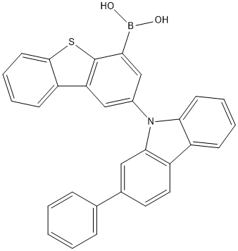 PI-51346 2-(2-Phenyl-9-carbazolyl)dibenzothiophene-4-boronic Acid (2177306-79-3)