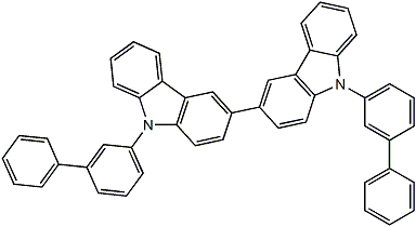 PI-51388 9,9'-Bis([1,1'-biphenyl]-3-yl)-3,3'-bi-9H-carbazole (1352040-89-1)