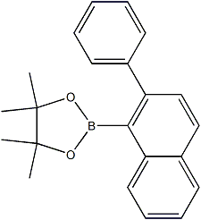 PI-51429 1,3,2-Dioxaborolane, 4,4,5,5-tetramethyl-2-(2-phenyl-1-naphthalenyl)- (612086-25-6)