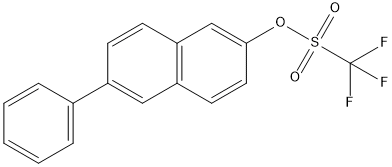 PI-51456 (6-phenylnaphthalen-2-yl) trifluoromethanesulfonate (1207386-46-6)