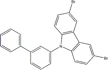 PI-51478 9-([1,1'-biphenyl]-3-yl)-3,6-dibromo-9H-carbazole (1221237-88-2)