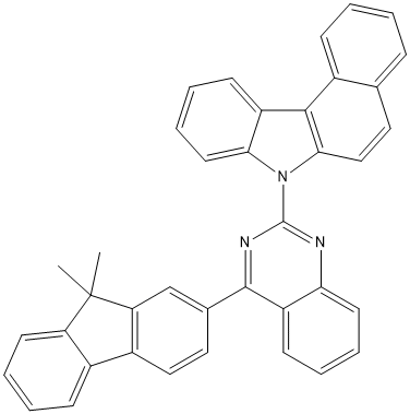PI-51485 7-[4-(9,9-dimethylfluoren-2-yl)quinazolin-2-yl]benzo[c]carbazole (1416566-76-1)