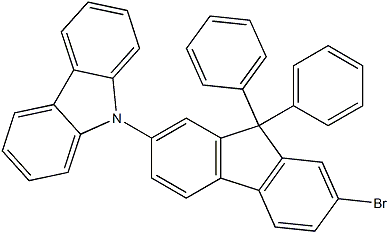 PI-51487 9-(7-Bromo-9,9-diphenyl-9H-fluoren-2-yl)-9H-carbazole (1464824-90-5)