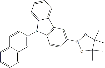 PI-51495 3-(4,4,5,5-Tetramethyl-1,3,2-dioxaborolan-2-yl)-9-(2-naphthalenyl)carbazole (1493715-28-8)
