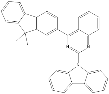 PI-51506 9-(4-(9,9-dimethyl-9H-fluoren-2-yl)quinazolin-2-yl)-9H-carbazole (1394834-50-4)