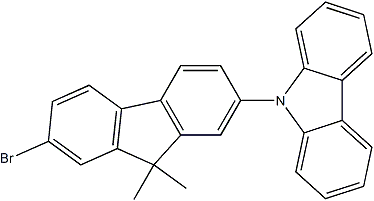 PI-51510 9-(7-Bromo-9,9-dimethyl-9H-fluoren-2-yl)-9H-carbazole (868549-07-9)