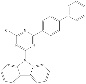 PI-51528 9-(4-([1,1'-biphenyl]-4-yl)-6-chloro-1,3,5-triazine-2-yl)-9H-carbazole (2389177-31-3)
