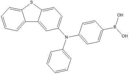 PI-51550 (4-(dibenzo[b,d]thiophen-2-yl(phenyl)amino)phenyl)boronic acid (1346658-78-3)