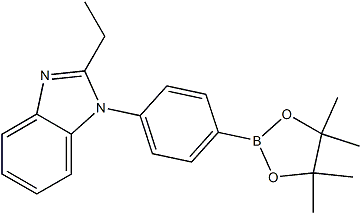 PI-51556 2-Ethyl-1-(4-(4,4,5,5-tetramethyl-1,3,2-dioxaborolan-2-yl)phenyl)-1H-benzo[d]imidazole (2415827-15-3)