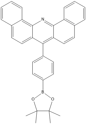 PI-51587 7-(4-(4,4,5,5-tetramethyl-1,3,2-dioxaborolan-2-yl)phenyl)dibenzo[c,h]acridine (1441062-49-2)