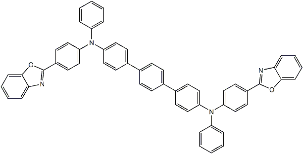 PI-51612 N, N'-Bis [4-(1,3-benzoxazol-2-yl) phenyl]-N, N'-diphenyl [1,1': 4', 1''-terphenyl]-4,4''-diamine (1643848-14-9)